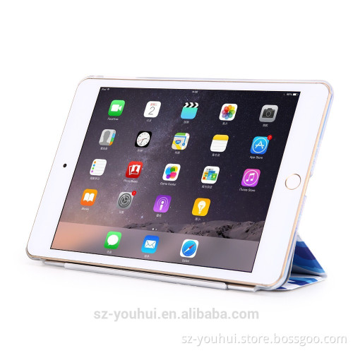 OEM/ODM Manufacturer Magnetic Closure Air 2 Smart Stand Leather Printed Case For Ipad